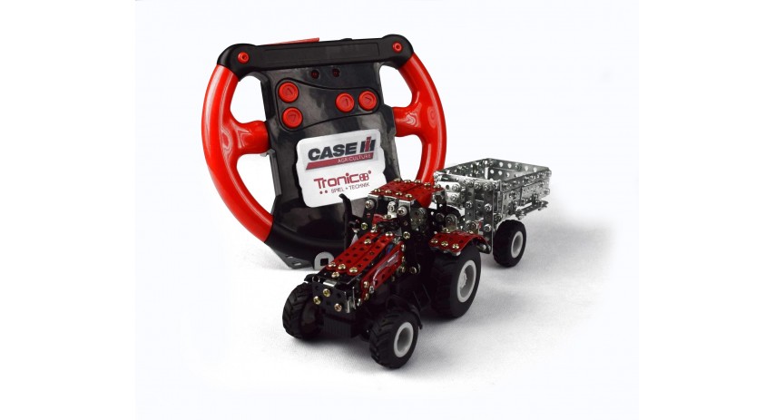 Tronico Micro Series - Case IH Magnum with Trailer - Infra Red Controlled - DIY Metal Kit T9581