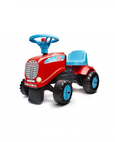 Falk New Holland Ride-On and Push-Along tractor with trailer and tools 1 year 