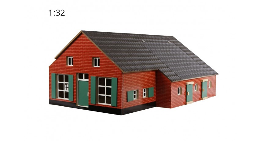 Wooden Farmhouse Toy Dollhouse