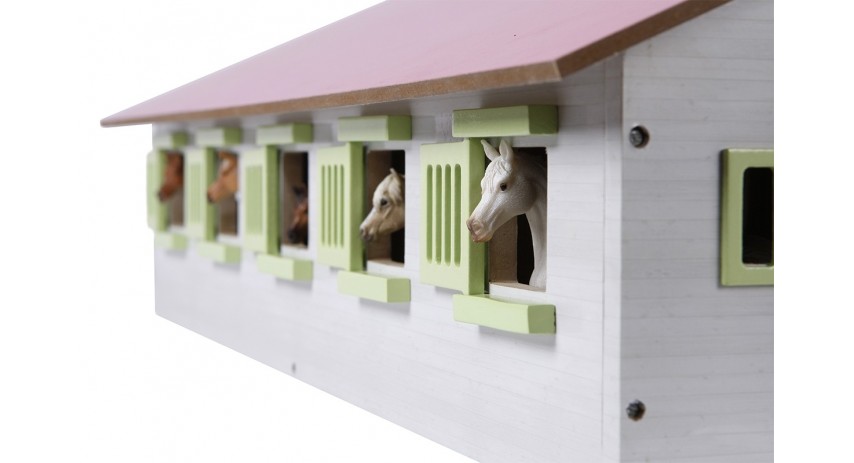 Big Wooden Horse Stable Toy