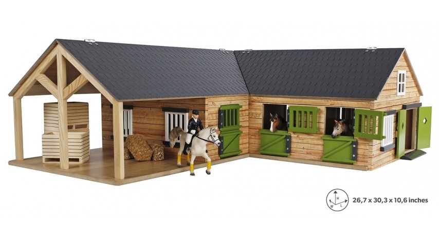 Wood Horse Dollhouse Toy