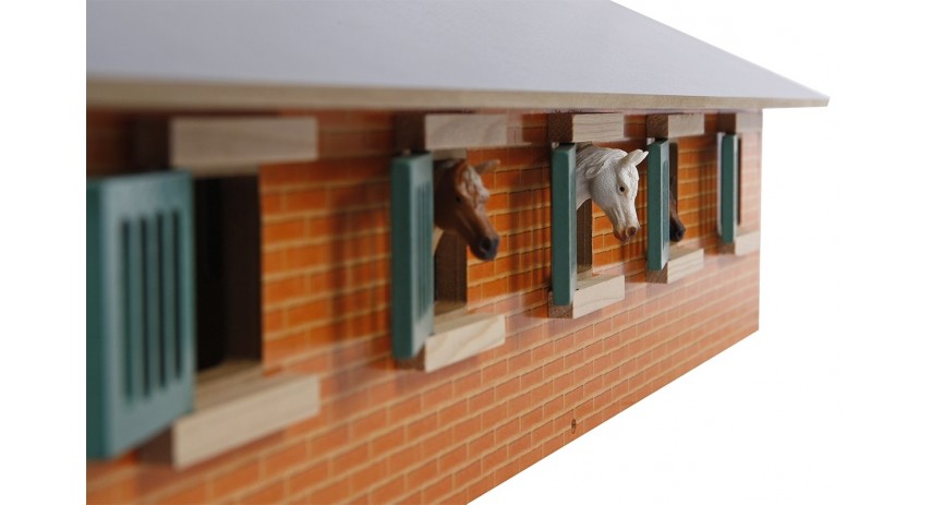 Wooden Horse Stable Toy