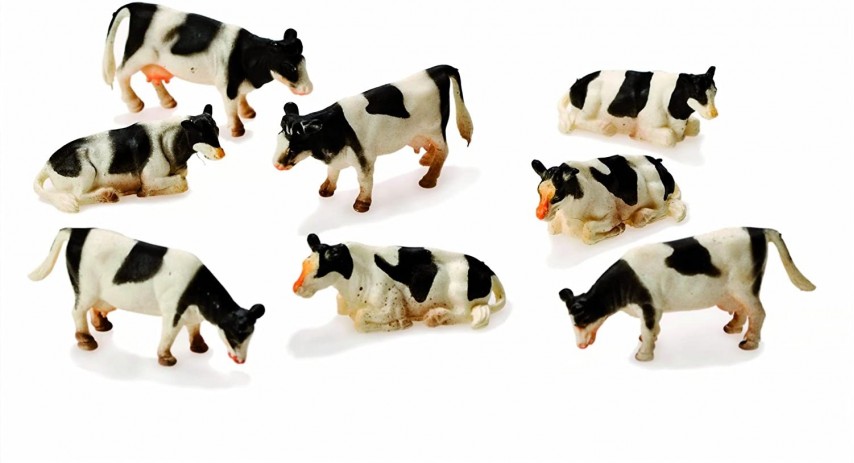 Kids Globe 1 32 Scale 12 Cows Toy Cattle for sale online 