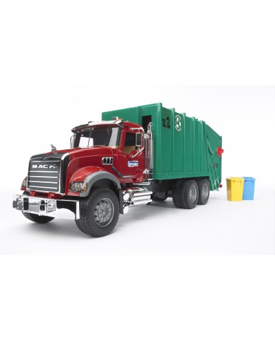Bruder Toys 02812 Mack granite garbage truck scale 1/16
