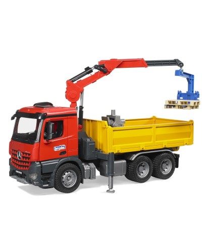 Bruder Toys 03651 MB Arocs Constrution Truck with Crane and accessories scale 1/16