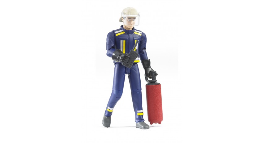 Bruder Toys 60100 Fireman w/ Accessories scale 1/16