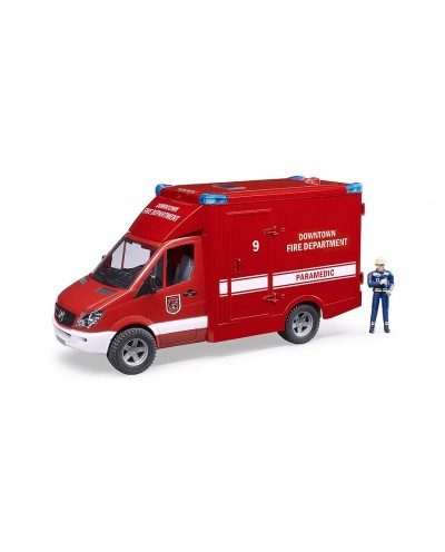 Bruder Toys 02539 MB Sprinter Paramedic w Driver scale 1/16