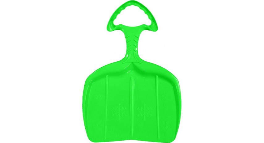 Kid shovel sled - green