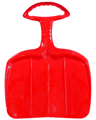 Adult shovel sled - red