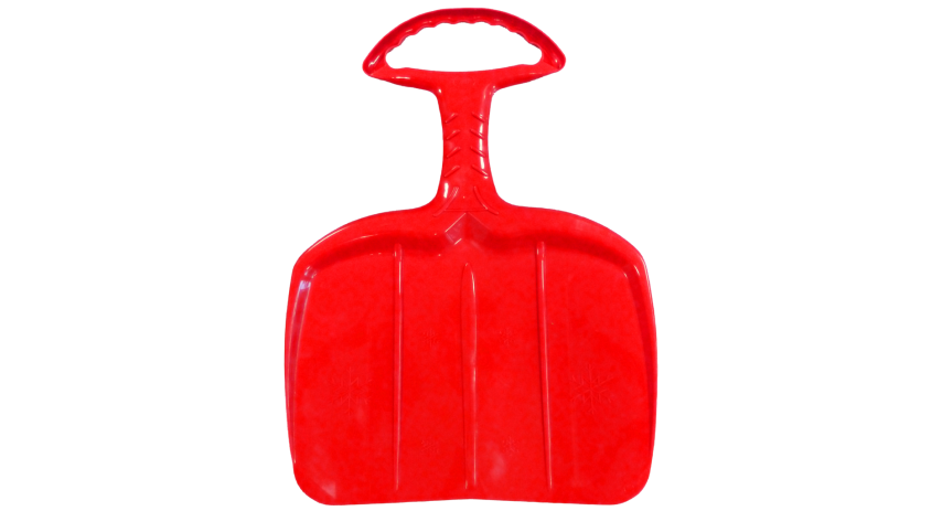 Adult shovel sled - red
