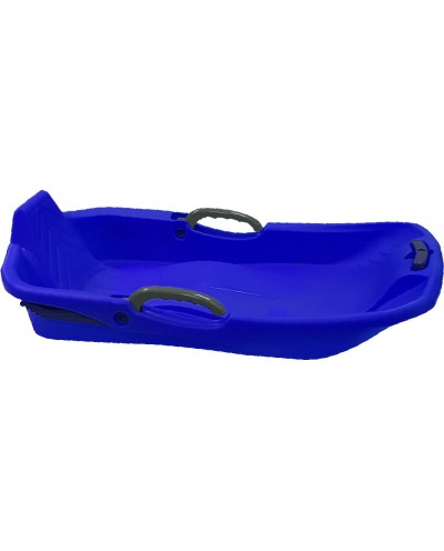 Belli Blue Snow Sled 1 seat with Brake and Handle Cord for Kids BE80313