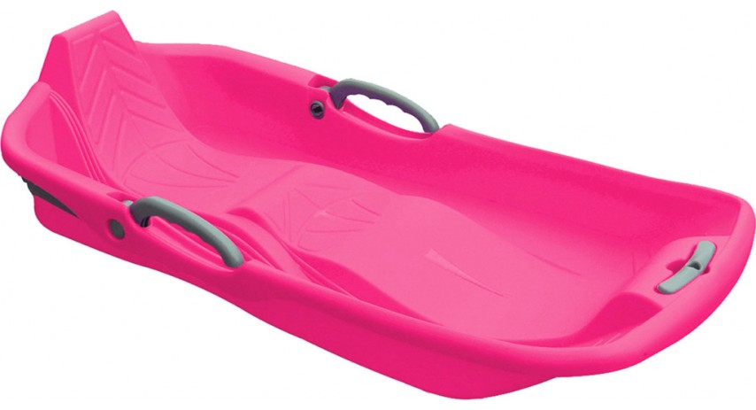 2 seats snow sled - pink