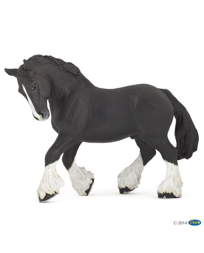BLACK SHIRE HORSE