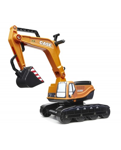 Falk Case CE Excavator with opening seat, Ride-on and Push-along +3 years