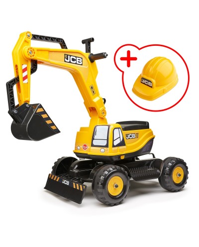 JCB excavator w/opening seat and helmet