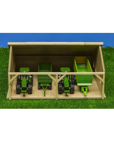 Wooden Farm Shed for 4 tractors