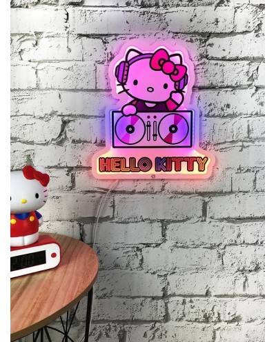 Teknofun Hello Kitty Wall LED Lamp 12 in - Madcow Entertainment 811413