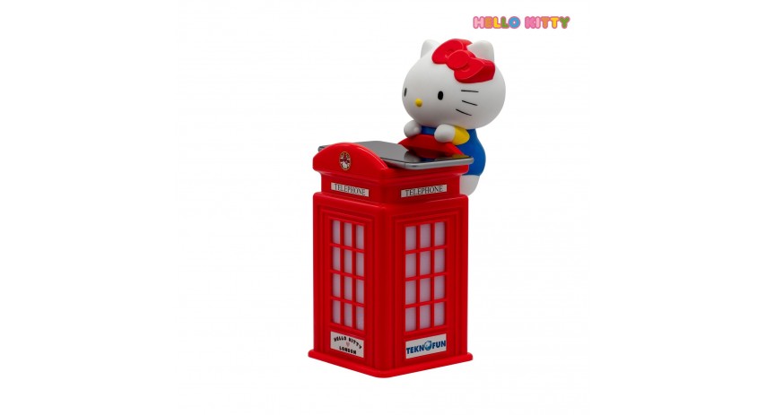 Teknofun Wireless Hello Kitty London phone booth charger - Madcow Entertainment 811254