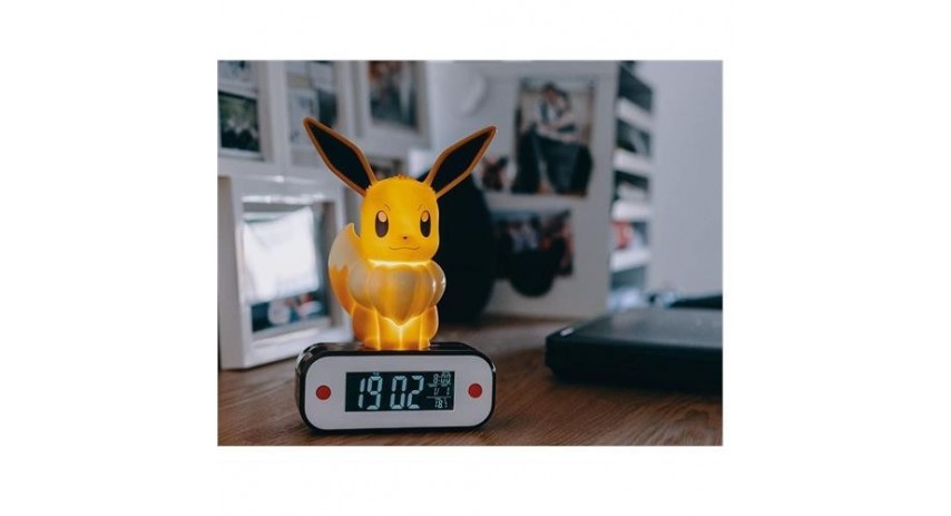 POKÉMON Eevee Light-up figurine Alarm Clock – Teknofun USA