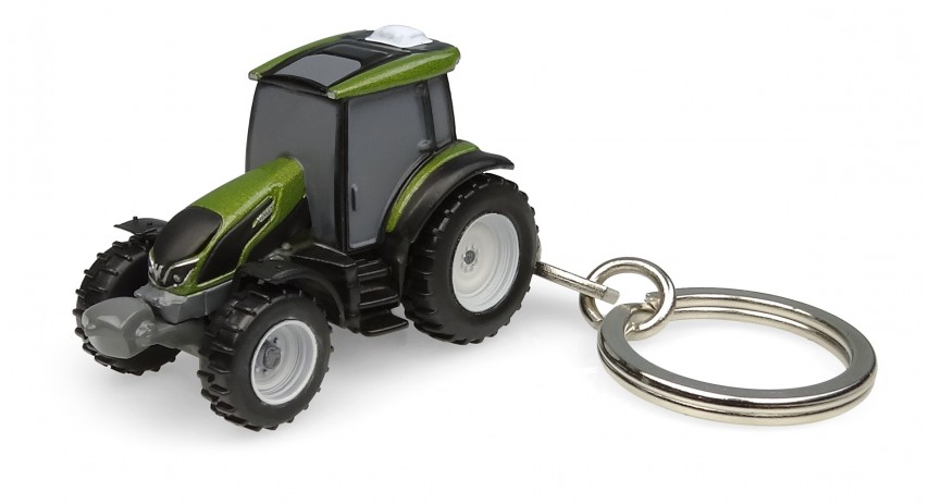 Universal Hobbies VALTRA G135 - Metallic Green Tractor Metal Keychain UH5872