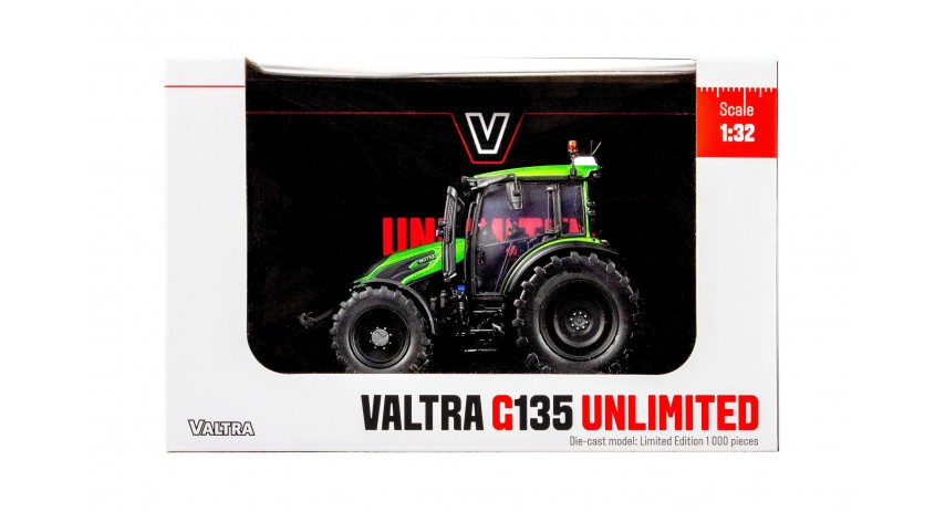 Universal Hobbies 1:32 Scale Valtra G135 "Unlimited" Ultra Green