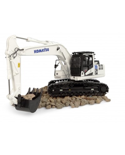 Universal Hobbies 1:50 Scale  Komatsu PC 210LC-11 White Edition Excavator Diecast Replica UH8158