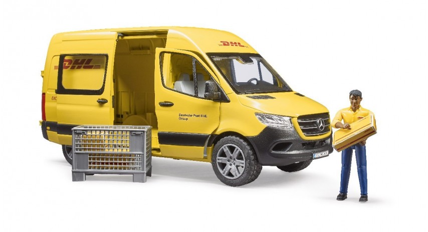 Bruder Toys 02671 MB Sprinter DHL with driver Scale 1:16