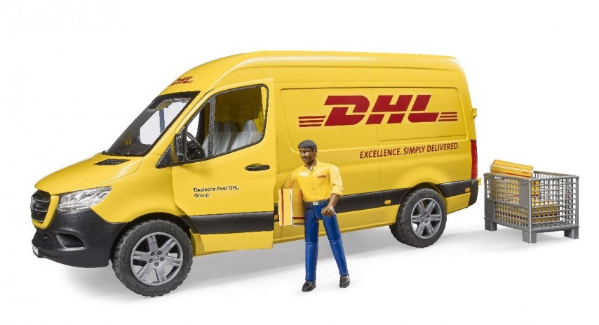 Bruder Toys 02671 MB Sprinter DHL with driver Scale 1:16