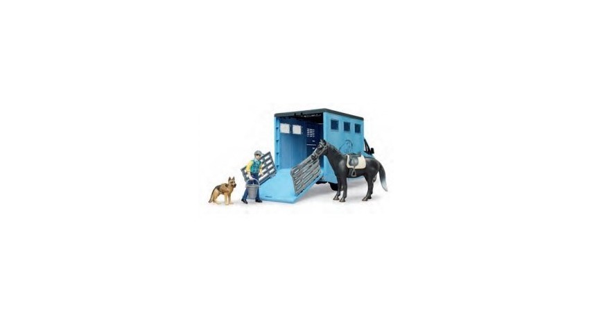 Bruder Toys 02674 MB Sprinter animal transporter with 1 horse Scale 1:16
