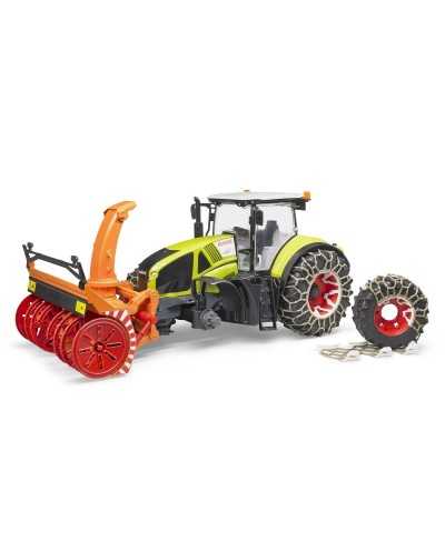 Bruder Toys 03017 Claas Axion 950 with snow chains and snow blower Scale 1:16