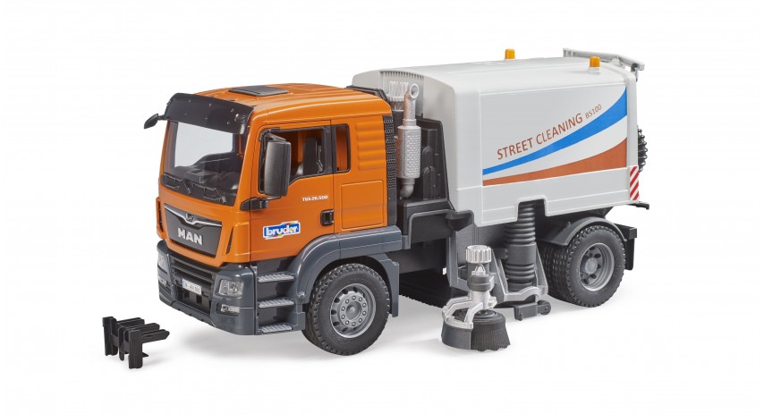 Bruder Toys 03780 MAN TGS Street Sweeper Scale 1:16