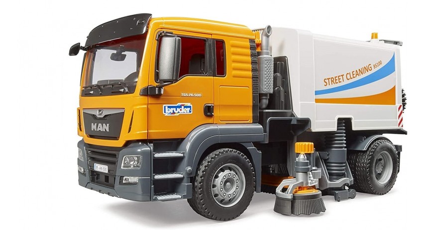 Bruder Toys 03780 MAN TGS Street Sweeper Scale 1:16