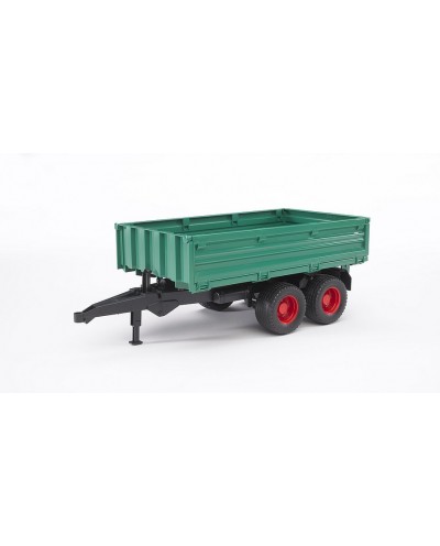 Bruder 02010 Green Trailer w/ Removable Top scale 1/16