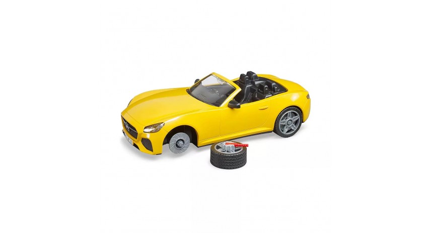 Bruder Toys 03480 Yellow Roadster Scale 1:16