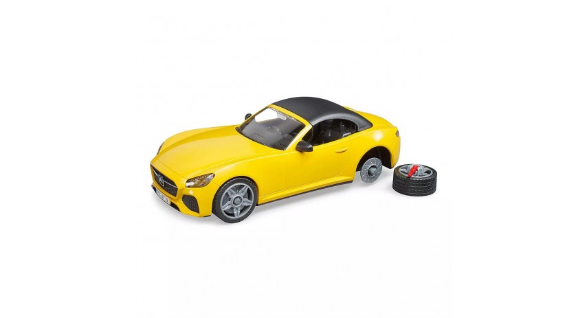 Bruder Toys 03480 Yellow Roadster Scale 1:16