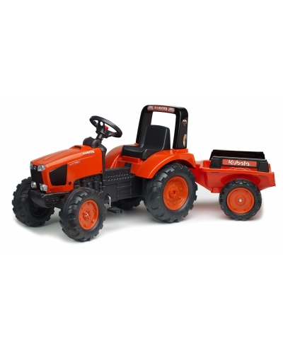 Falk Kubota M135GX Pedal Tractor with Trailer, Ride-on +3 years FA2060AB