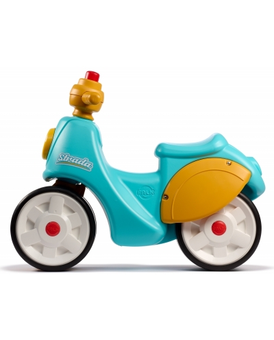 Falk Toddler Strada Scooter Toy, Ride-On Motocycle with Silent Wheels, Directional Handlebars, and Horn +1.5 years FA800S