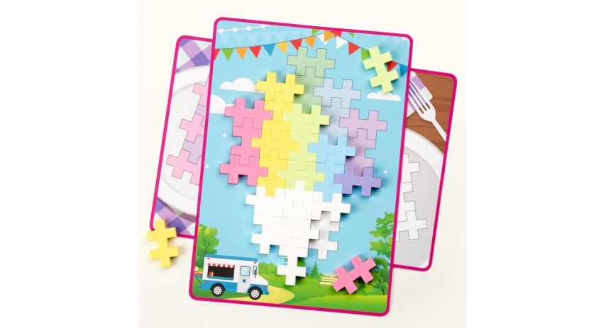 PlusPlus BIG Picture Puzzles - Pastel - DIY Kit