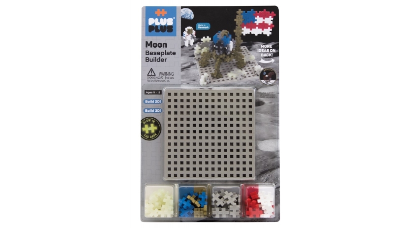 PlusPlus 05038 Baseplate Builder - Moon - DIY Kit