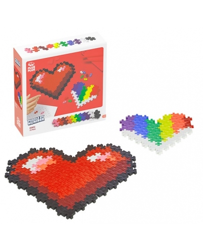 PlusPlus 05101 Puzzle by Number? - 250 pc Hearts - DIY Kit
