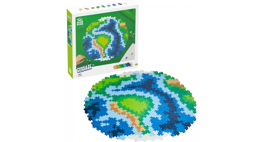 PlusPlus 05104 Puzzle by Number? - 800 pc Earth - DIY Kit