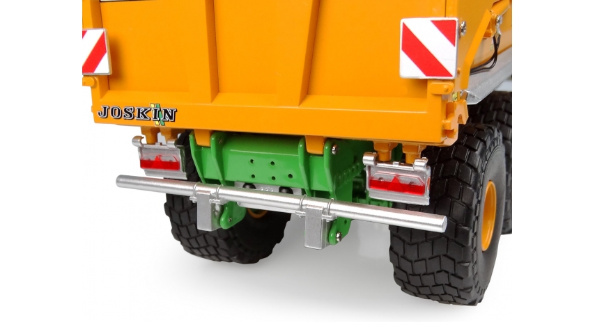 Universal Hobbies 1:32 Scale Joskin Trans-KTP 22/50 Tipping Trailer with Folding Metal Cover Diecast Replica UH6354