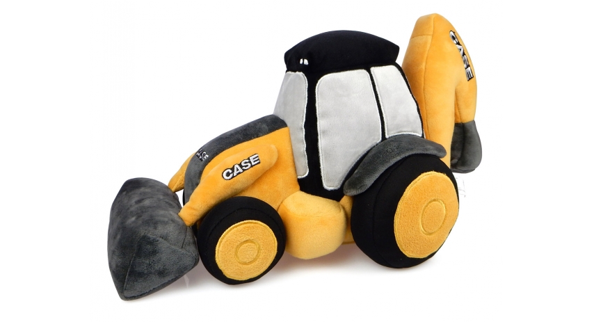 UH Kids Case CE Backhoe Loader Soft Plush Toy UHK1110