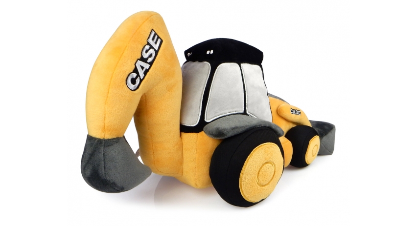 UH Kids Case CE Backhoe Loader Soft Plush Toy UHK1110