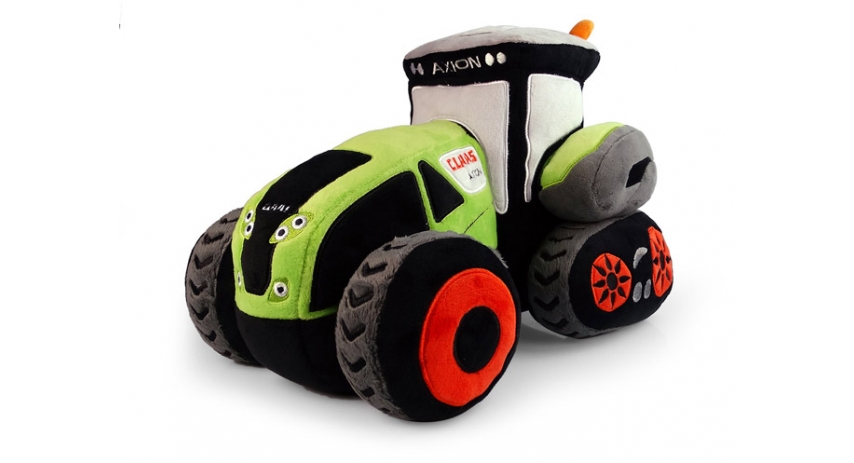 UH Kids Claas Axion with Half Tracks Tractor Soft Plush Toy UHK1141