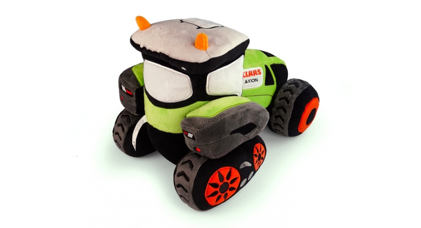 UH Kids Claas Axion with Half Tracks Tractor Soft Plush Toy UHK1141