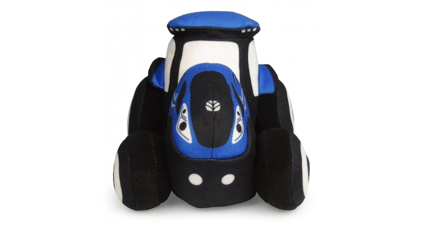 UH Kids Blue New Holland T7 Tractor - Small size - Plush Toy UHK1156 - New