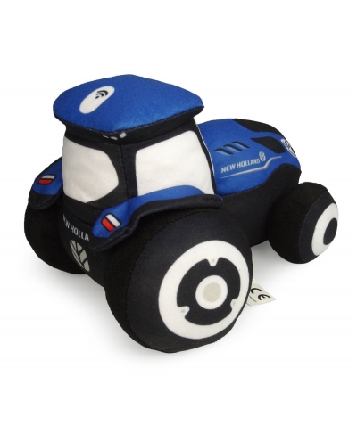 UH Kids Blue New Holland T7 Tractor - Small size - Plush Toy UHK1156 - New