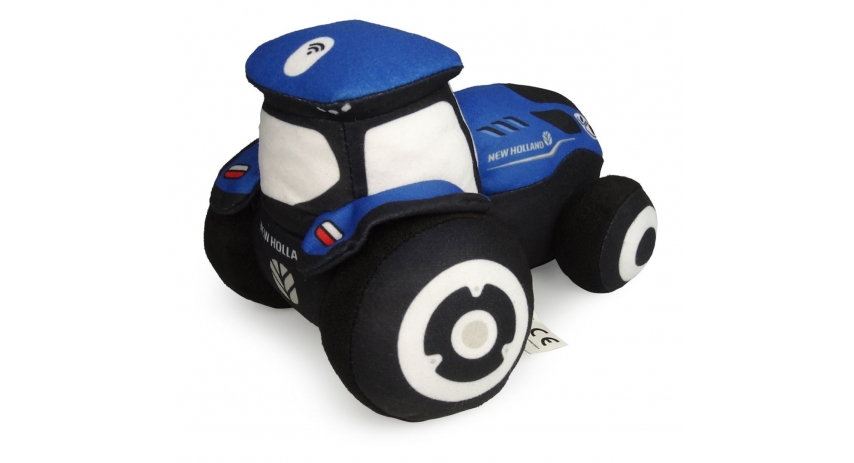 UH Kids Blue New Holland T7 Tractor - Small size - Plush Toy UHK1156 - New