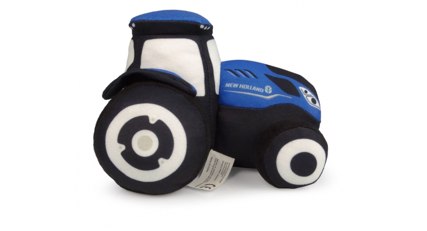 UH Kids Blue New Holland T7 Tractor - Small size - Plush Toy UHK1156 - New